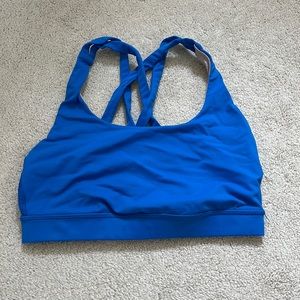 Blue Lulu Lemon Sports Bra, Size S